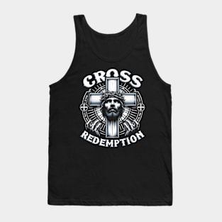 Cross of Redemption, His sacrifice to redeem humanity Tank Top